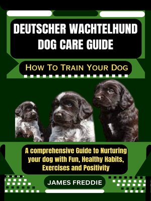 cover image of Deutscher Wachtelhund Dog care guide